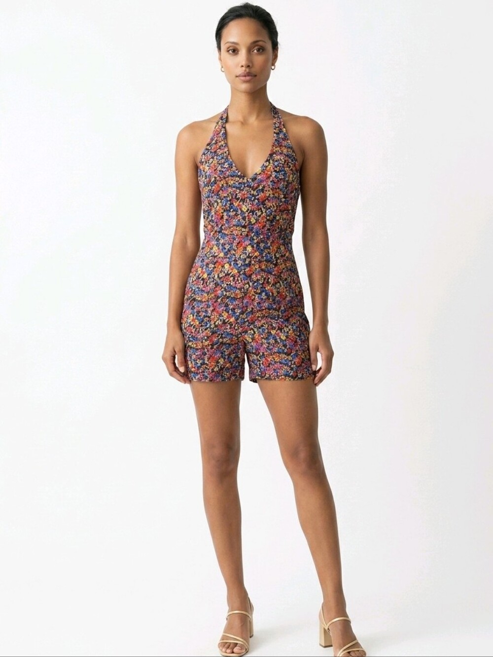 Highline Collective Multi Colored Short romper
